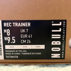NOBULL White Rec Trainer Footwear
